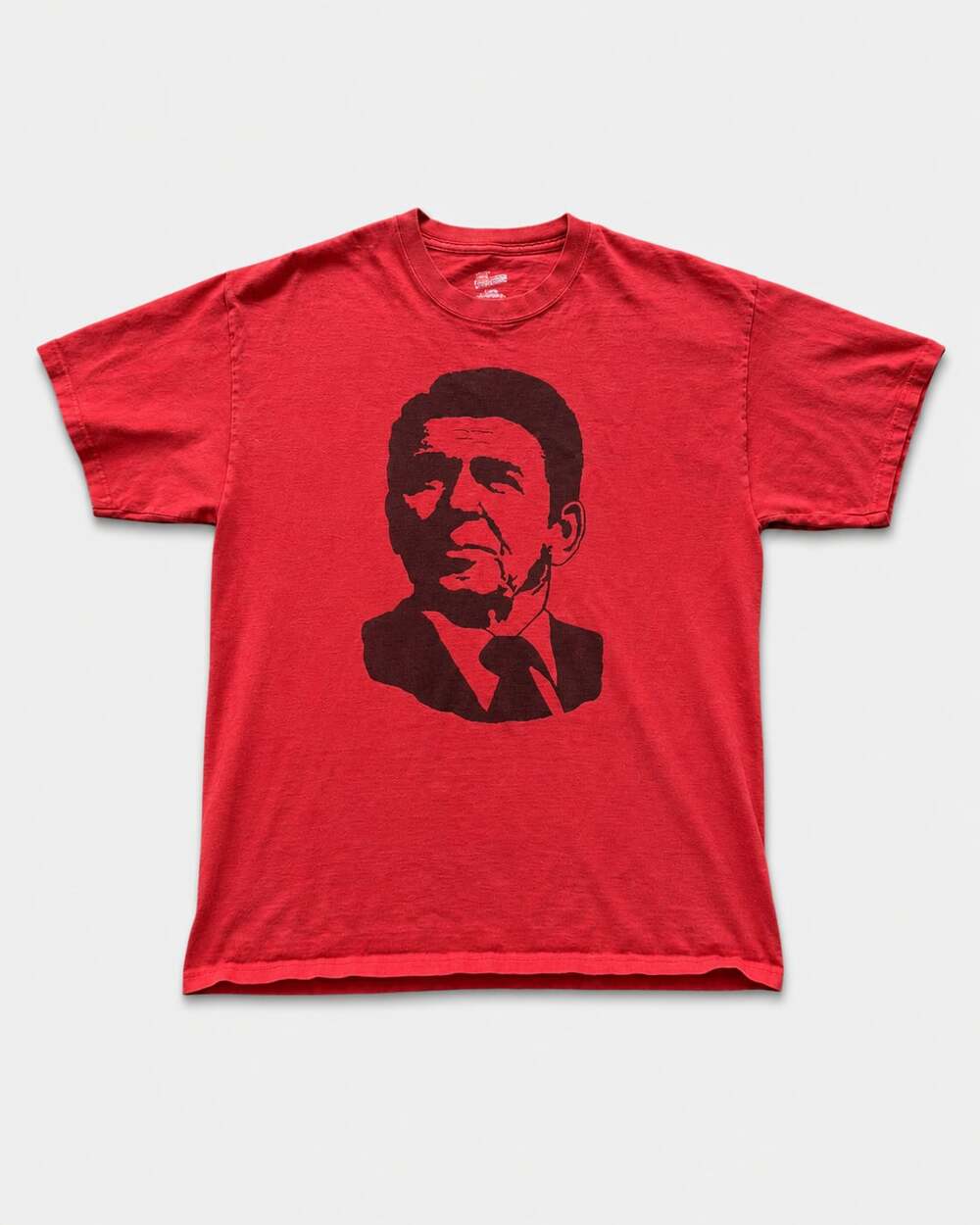 Vintage Ronald Reagan Graphic T-Shirt Red Size Large